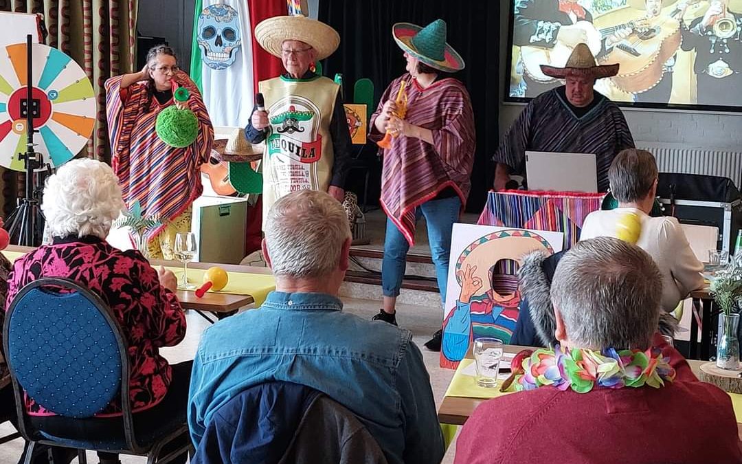 mexicaans feest voor ouderen, groot succes