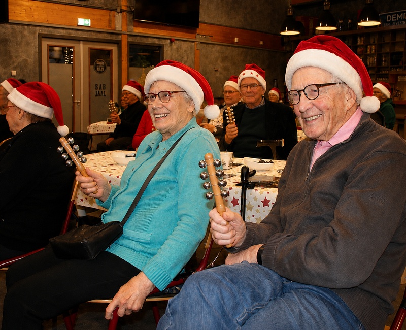 Kerstshow voor ouderen en gehandicaptenzorg